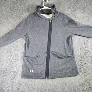 Under Armour‎ Sweatshirt Women's Extra Large Gray Full Zip Wrap Up